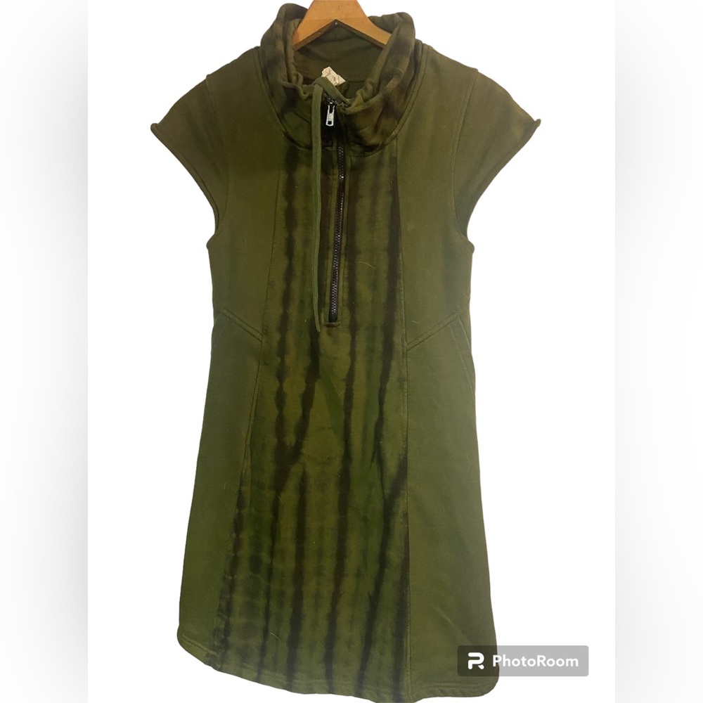 Avatar green sleeveless warrior tunic ladies medium tie dye knit